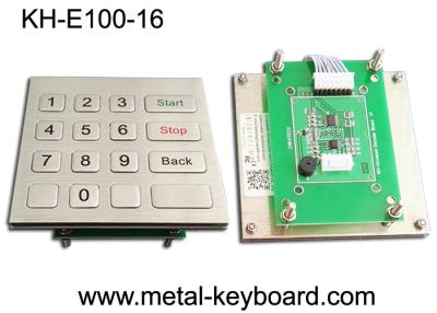 China Schnittstelle USB-Metallnumerische Tastatur-Edelstahl-Material mit 16 flachen Schlüsseln zu verkaufen