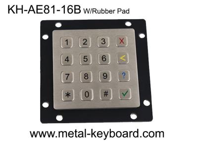 China 16 Keys 5VDC 4x4 Layout Access Control Keypad 81x81mm for sale