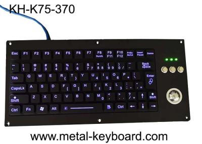 中国 トラックボール マウス75のキーUSBのシリコーンのキーボードIK10 販売のため