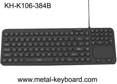 China Ruggedized industrielle Schlüssel der Silikonkautschuk-Tastatur-106 mit Plastikrollkugel zu verkaufen