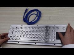 Metal Industrial Computer Keyboard Dustproof Water Resistant