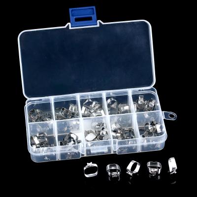 China Dental Orthodontics 20sets Dental Orthodontics Molar Band Welded Single Tube for sale