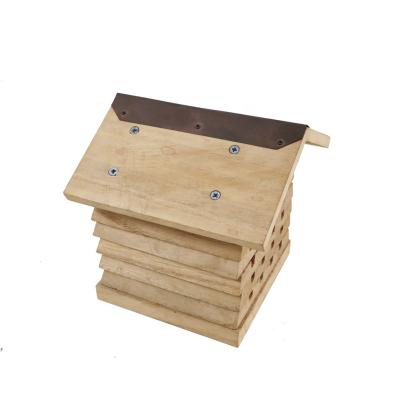 China Natural Insect Hotel For House Shape Bee House for sale