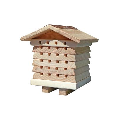 China Sustainable Wooden Bee House Insect Hotel for sale