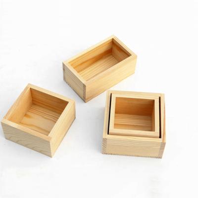 China Handmade Food Industrial Use And Accept Custom Order Wooden Food Boxes for sale