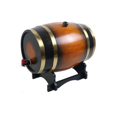 China Beer Oak 1.5Liter High Quality Wine Barrel Wooden Whiskey Barrel for sale