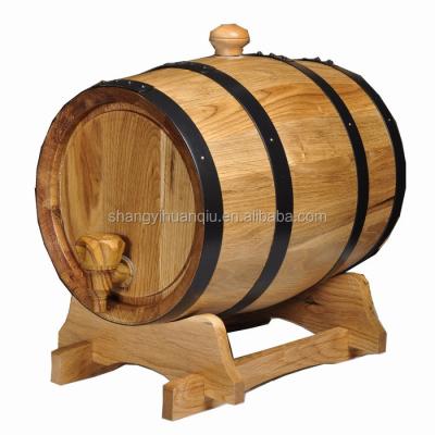 China Newset Handmade Design Wine Barrel Whiskey Keg Natural Wooden Beer Barrel for sale