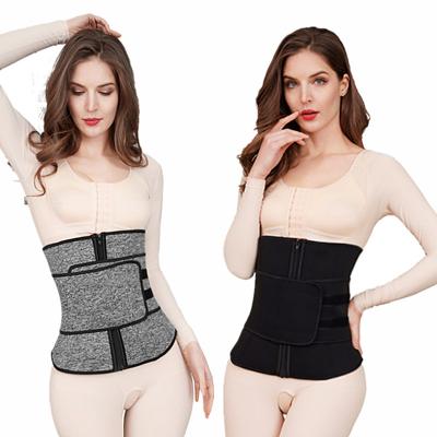 China DREAM Antibacterial LUNA Wholesale Custom Logo Adjustable Slimming Waist Trimmer Neoprene Corset Body Shaper One Belt Waist Trainer Shaper for sale