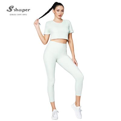 China Breathable Brand New Plus Size Sportswear Sets Colorful Womens Fashion Yoga High Waisted Pants for sale