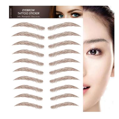 China Custom Temporary 3d / 4d Eyebrow Tattoo Sticker Temporary Tattoo Sticker for sale