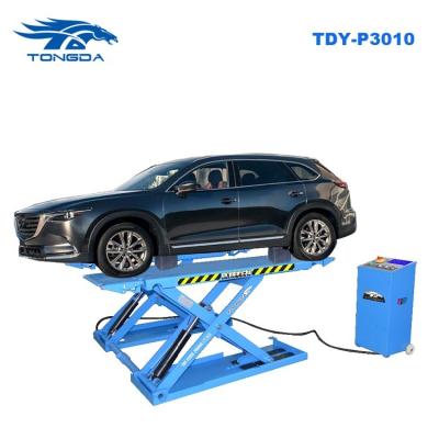 China Tongda Small Scissor Lift Table Scissor Lift 3000KG Electric Lock TDY-P3010 3000kg for sale