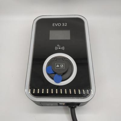 China 7.3KW 230V 32A ev wall charger with type - 2 plug and type B RCD, charging battery, EV level 2 charger, OEM EA7S-B for sale