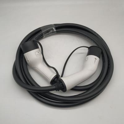 China 22KW Residential / General Purpose AC 480V 32A Type - 2 Type - 2 EV Charging Cable with 5m Cables, Type - 2 Male to Female EV Connector, European Standard for sale