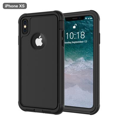 China 2019 High Quality Shockproof PC+TPU+TPE Mobile Phone IP68 Waterproof Case For iphone XS for sale