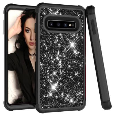 China PC+Silicone OEM ODM Silicone Shockproof PC Phone Cover For Samsung S10 Case, Shockproof Phone Case For Samsung Case for sale