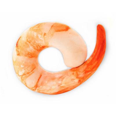 China Free Sample Shipping Plush In Stock Shrimp Realistic Cool Design Funny Neck Pillow for sale