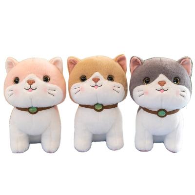 China New Design Claw Machine 25cm Plush Animal Toy Animated Cat Toy Stuffed Animal for sale