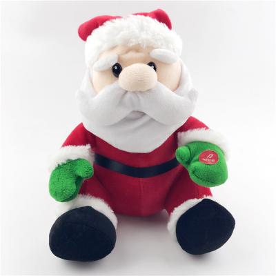 China Cute Plush Toy Sing and Dance Toys China Wholesale Santa Claus for sale