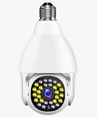 China Wireless WIFI Security Camera Bulb CCTV Camera Bulb PTZ Two Way Audio 28PCS CCTV Lamps for sale