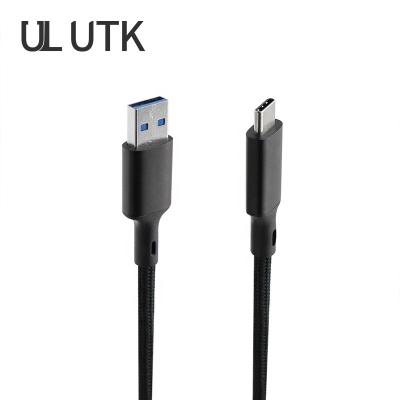 China Copper+Durable+Flexible+Tangle ULUTK 3A 5Gbps 3.1 USB 3.0 Sata Cable A Male To C Male USB 3 Cable For Video Game Player for sale