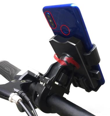 China Adjustable ABS Silicone 360 ​​Degree Adjustable Bike Cell Phone Holder for sale