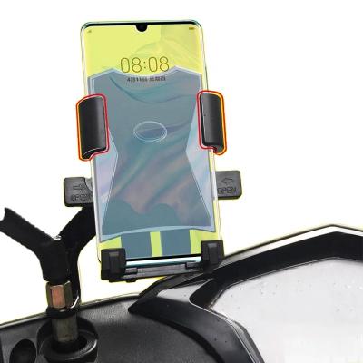 China Anti Shake Adjustable Bike Phone Holder Motorcycle Handlebar Mobile Phone Holder for sale