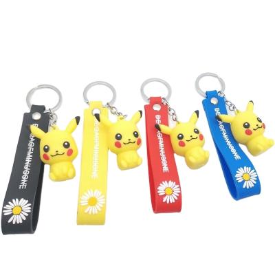 China Durable Cheap Custom 3D Shape Rubber Plastic Cartoon Silicone PVC Soft Key Chain for sale