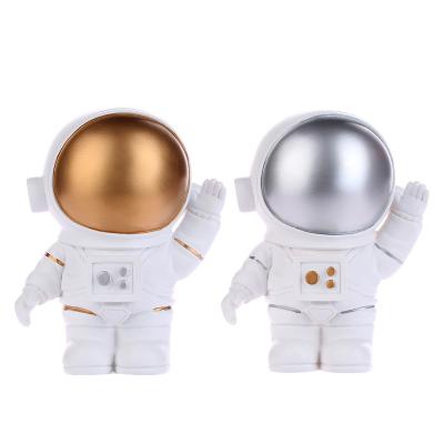 China China Logo Birthday Presents Pure Custom Hand Made Resin Ornament Standing Astronaut for sale