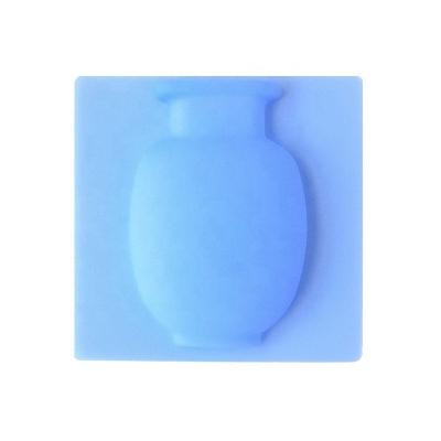 China Eco-Friendly Silicone Removable Self Adhesive Wall Hanging Vase Home Dector Magic Vase for sale