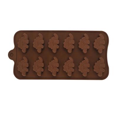 China New Sustainable Silicone Chocolate Mold 4 Shapes Chocolate Baking Tools Non-Stick Silicone Cake Candy Mold 3D Mold For DIY for sale