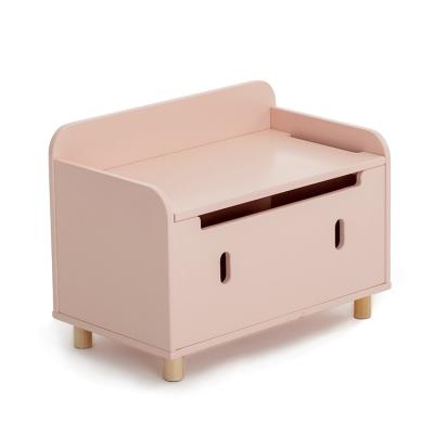 China Modern Children Kids Wooden Toy Chest Storage Box for sale