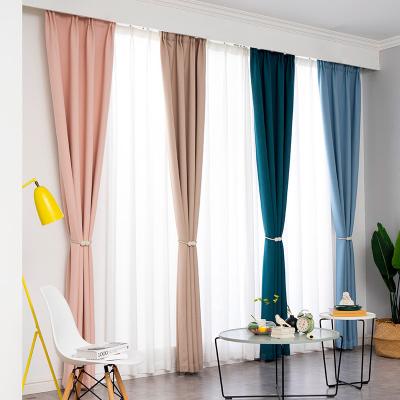 China Custom Traditional American Style Grommet Solid Sun Shade Curtain, Luxury Velvet Curtain Fabric for sale