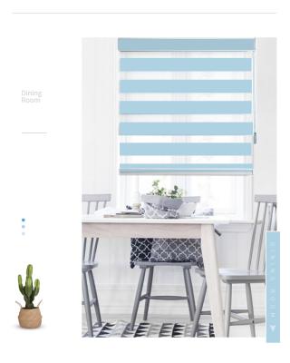 China Light Filtering Semi Blind 100% Automatic Blackout Roller /manual Zebra Shades For Windows for sale