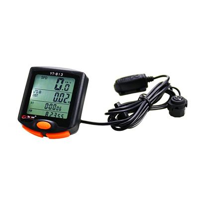 China Automatic Waterproof Cycling Accessories Backlight Time Bicycle Computer Stopwatch With Large Screen MIK-CY-YT813 for sale