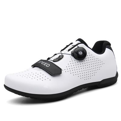 China NO--PVC Lock All Road Mens Womens Unisex Road Bike Fast Rotating Buckle Cycling Shoes Climbing Shoes for sale