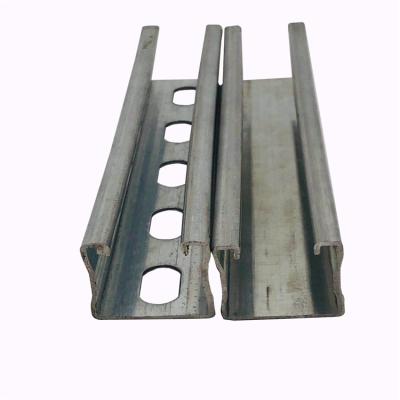 China Industry Guide Rails China Manufacturer GI C Channel Slotted Metal C Channel Channel Galvanized Cold Rolled Track Price for sale