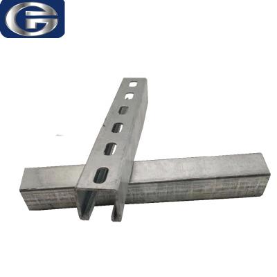 China Building Material Hot Sale Steel Profile Slotted Galvanized Unistrute C Channel Channel for sale