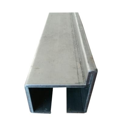 China High Quality Galvanized Steel Industry Guide Rails H Channel H Profile Storage Rack for sale