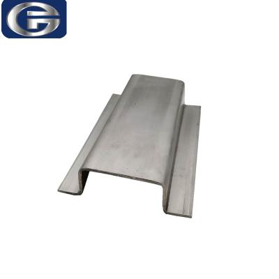 China Industry guide rails China direct purchase black steel u channel roof batten cap steel channel for sale