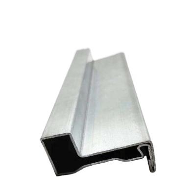 China Cold Formed Galvanized Steel Frame LED Metal Guide Rails High Quality Carbon Steel LED Profile Industry OEM Manufacturer for sale