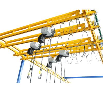 China Bridge Crane High Quality Free Standing Crane Channels And Accessories low power overhead for sale