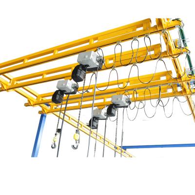 China Bridge Crane High Quality Light Crane Guide Rail Flexible Steel Rail Crane System for sale