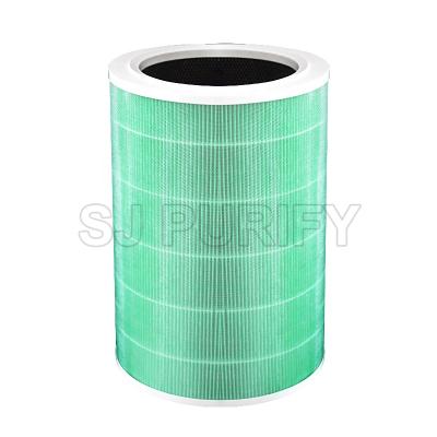 China Customized Car Air Filter Hepa H13 H12 H11 H10 Replacement Fan Carbon Xiaomi3h Purple Green Blue Frame for sale