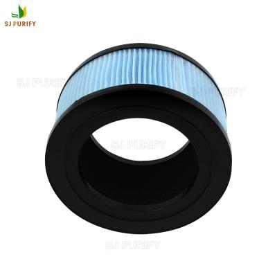 China Cylindrical car air purifier filter replacement H13 hepa air filter suit customized for sale