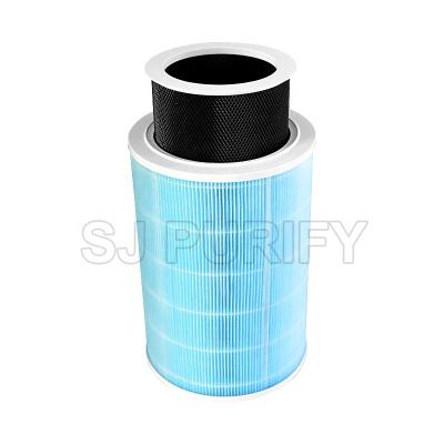 China Car maker White nylon mesh filter element activated carbon0.3micron hepa air filter for Xiao MI air purifier 1 2 pro for sale