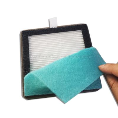 China Blue Car Cotton Filter Pre Humidifier Prefilter Portable HEPA Purifier True Hepa Air Filter Replacement for sale