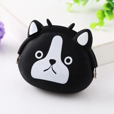 China Super Waterproof Surface Lovely Type 9 Colors Package 9 Silicone ZERO Wallet Cartoon Expression Strange Expression Shell Coin for sale