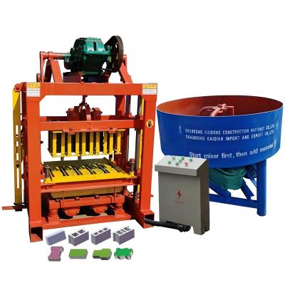 Κίνα Semi-automatic Bricks Making Machinery Concrete Paver Solid Hollow προς πώληση