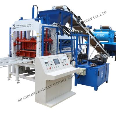 China Fully automatic concrete Cement Block Making Machine paving blocks hollow block factory price à venda