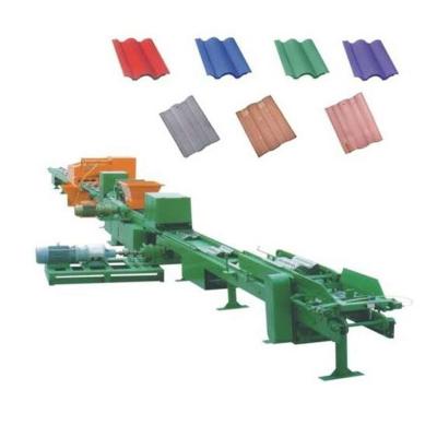 China full Automatic Roll Roof Tile Making Machine forming concrete in Cambodia Te koop